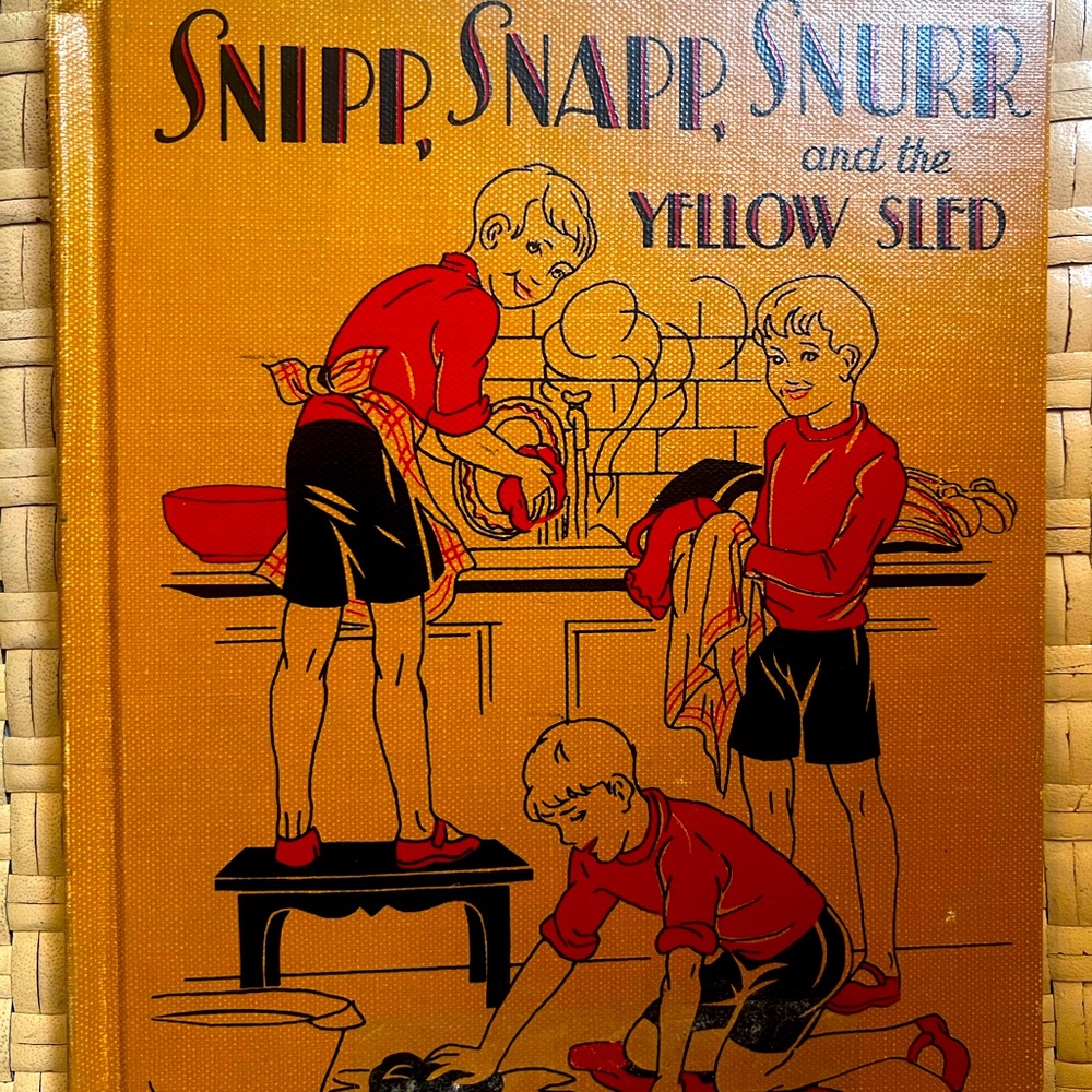 Snipp, Snapp, Snurr and the Yellow Sled Book 1958